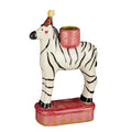 Kandelaar zebra circus wit