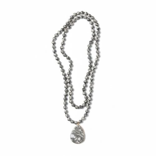 Bohemian ketting Picasso Jaspis