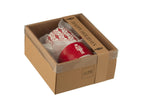 J-Line theepot + tas Notenkraker - keramiek - rood - giftbox