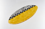 Boho Oval M 36x14 Amber & Black Tekeningen