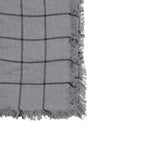 Plaid 125x150 cm Grijs Katoen Streek Deken