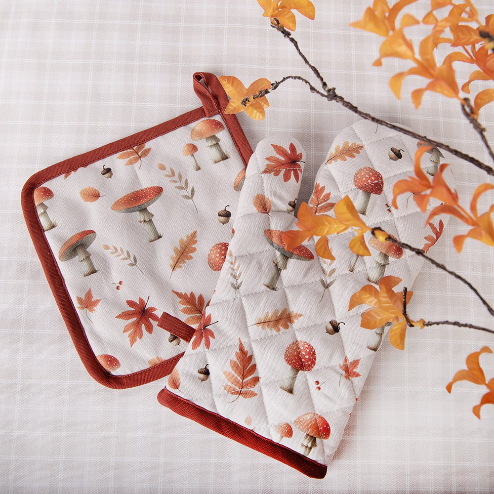 Ovenwant 18x30 cm Beige Katoen