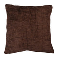 Coco Chenille kussen bruin 45x45cm