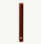 Ribbed dinerkaars 9 stuks bordeaux