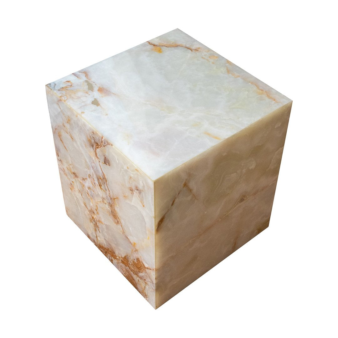Tafel van witte onyx