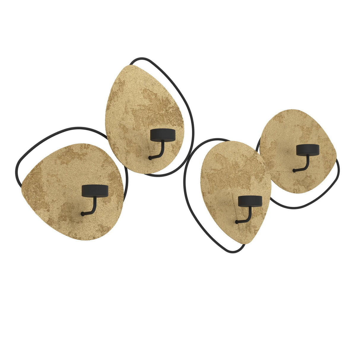 Kandelaar Dehak Goud 81x39cm