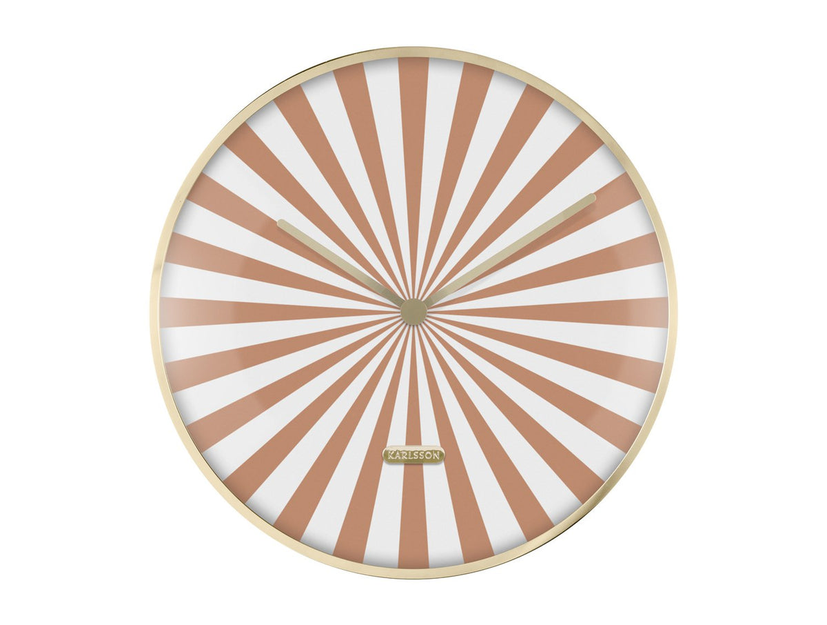 Wandklok Candy Swirl Dome