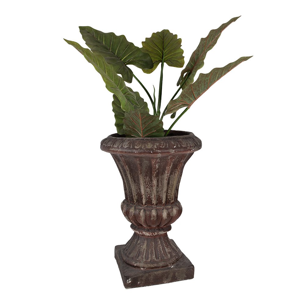 Bloempot 40x40x52 cm Bruin Magnesium (MGO) Plantenhouder