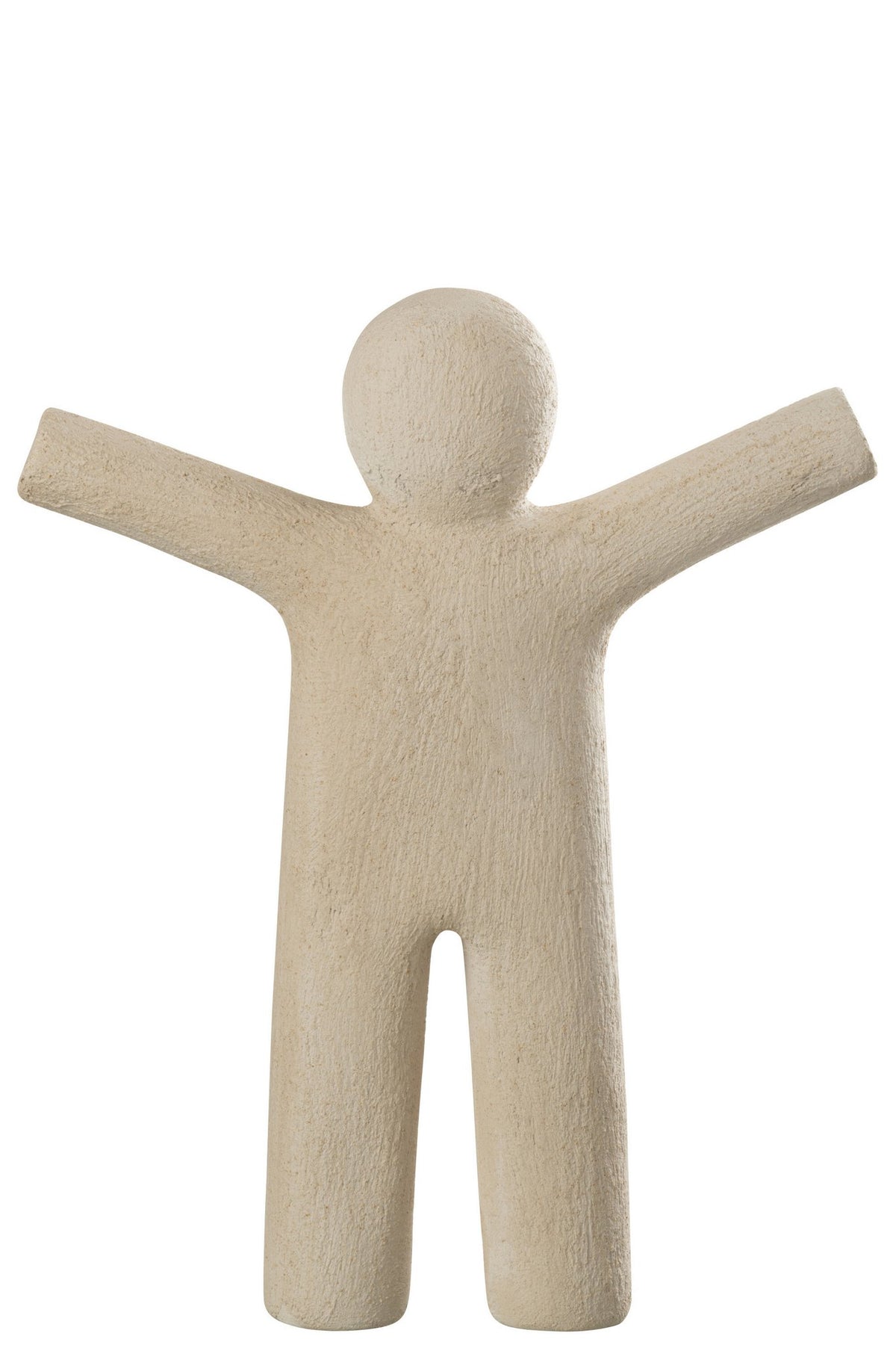 J-Line figuur P'tit Maurice - polyresin - beige - large