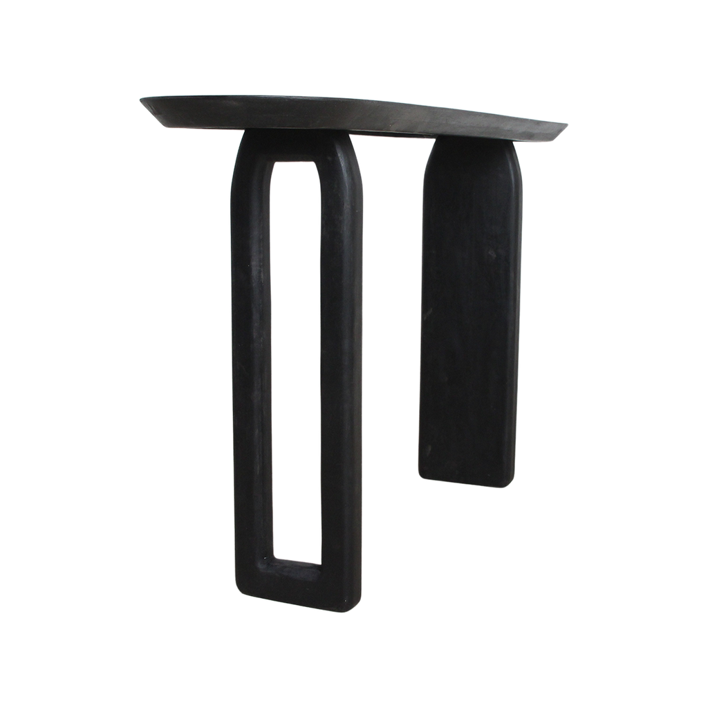Bullnose consoletafel zwart