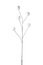 J-Line Tak Pompom Kunststof Wit Large