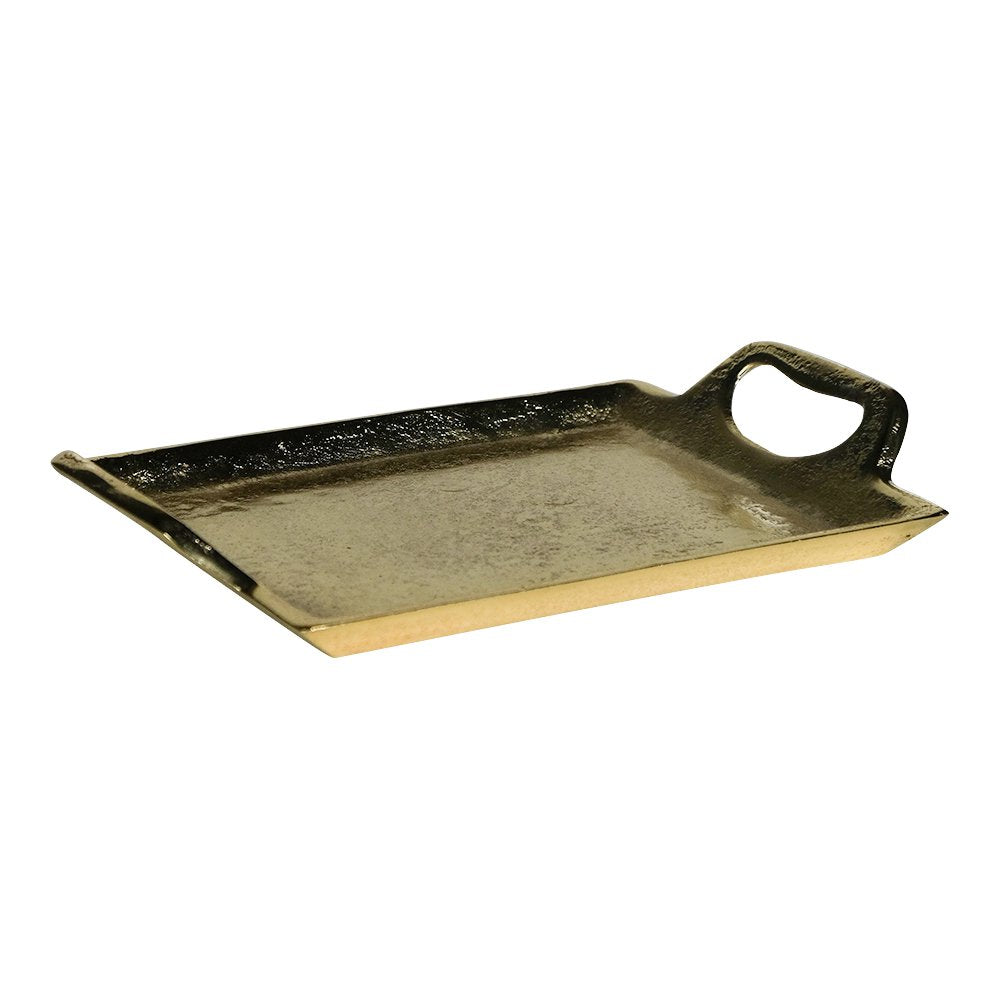 Dienblad rechthoek champagne goud 25cm