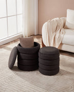 Hocker Ampahaka Zwart 40x44,5cm