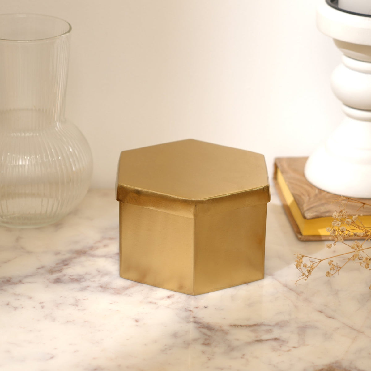 Gouden Decor Opbergdoos – Ijzer