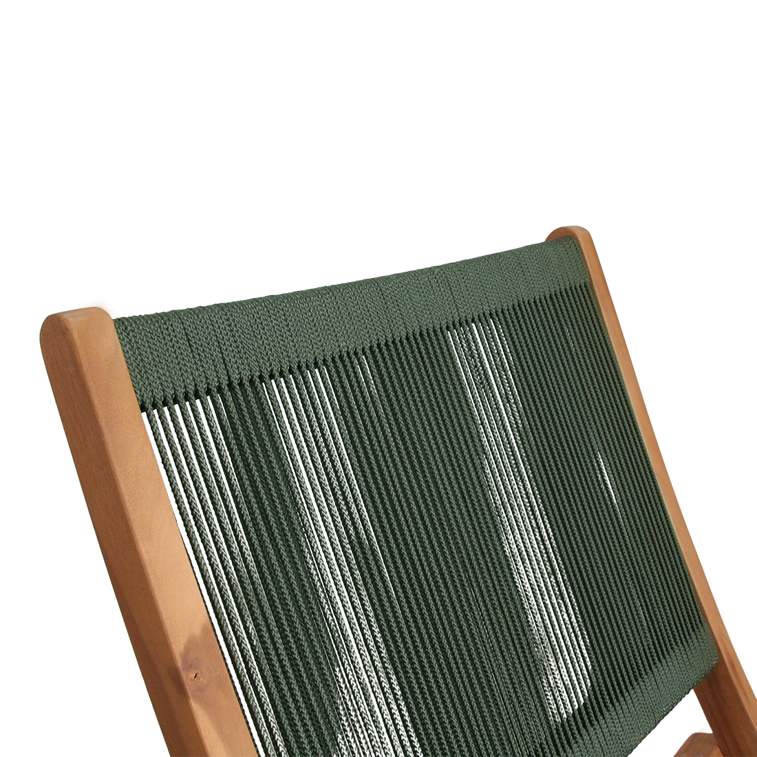 Rope opvouwbare loungestoel groen