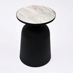 Drum Accenttafel - Zwarte afwerking - Ronde stijl