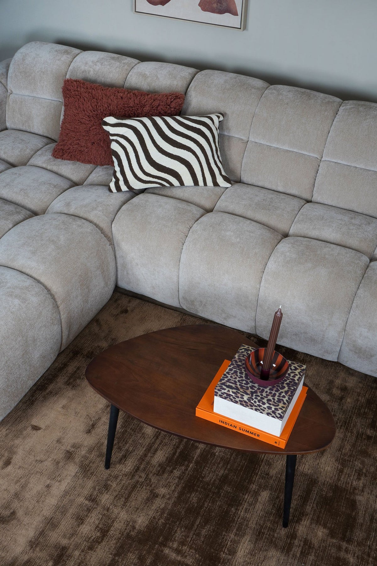 Vloerkleed Cos Brown - 240 x 340 cm