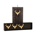 Kaarsenpin hert goud (set of 4)