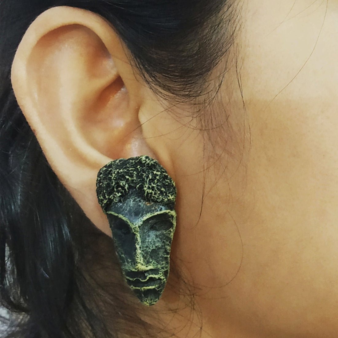 Paar oorbellen – handgemaakte kunstsieraden