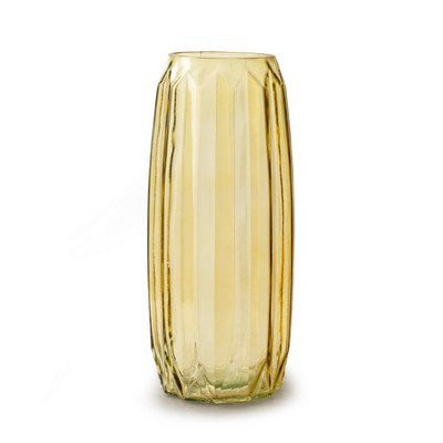 Vaas 'chase' geel h27 d12 cm
