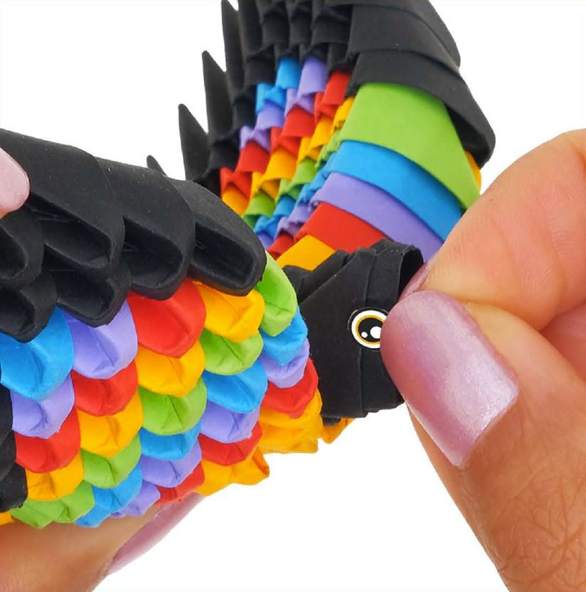 3D Model Origami Vlinder en Bij- Papier