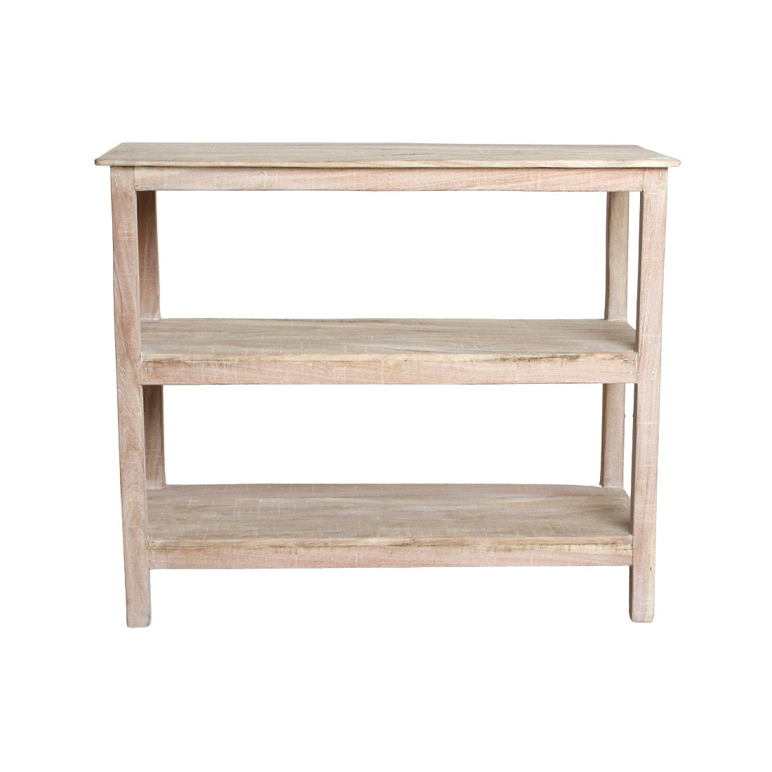 Limewash schoenenrek - 90x35x75 cm