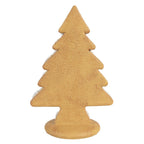 Kerstdecoratie Kerstboom 17x11x26 cm Beige Polyresin