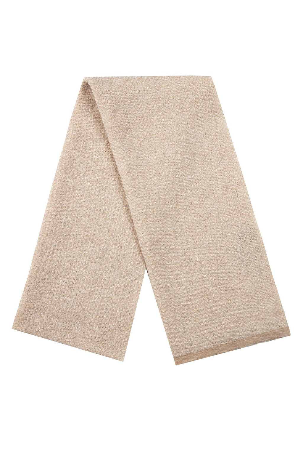 Lydia-sjaal Ecru-beige