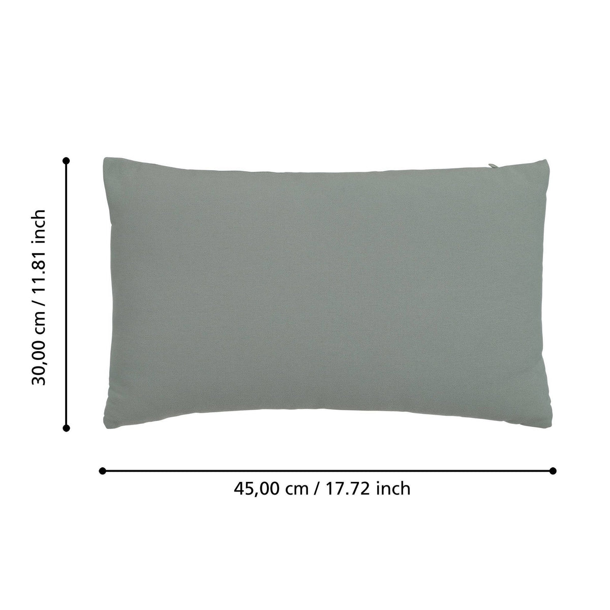 Kussen Iles Groen 50x30 cm
