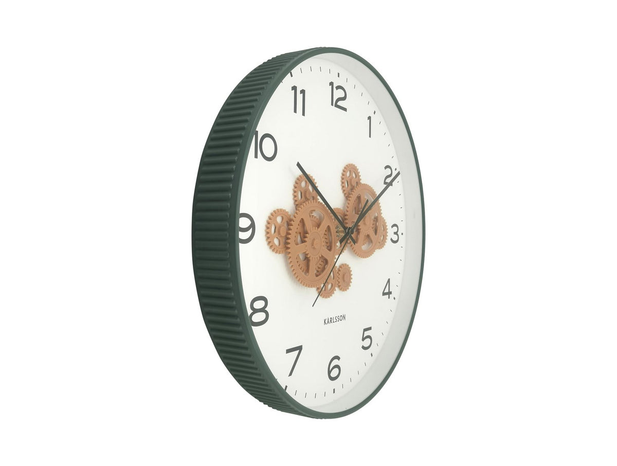 Wandklok Open tandwiel