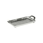Dienblad silver look 21x11cm