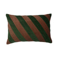 Lana kussen groen bruin 40x60cm