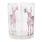 Theelichthouder Set van 2 Ø 7x8 / 10x13 cm Transparant Glas Hert