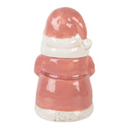Voorraadpot Kerstman Ø 15x26 cm Roze Keramiek