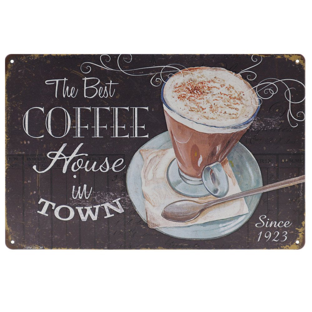 Beste koffie Retro Wandbord 20x30