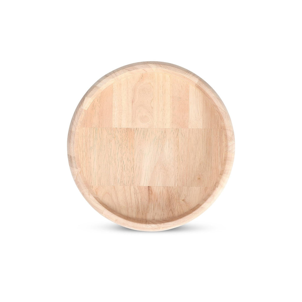 Decoratieve schaal 28xH6,5cm mango Landelijk