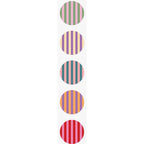 Etiketten - Stripes - Mix - 250 Stuks