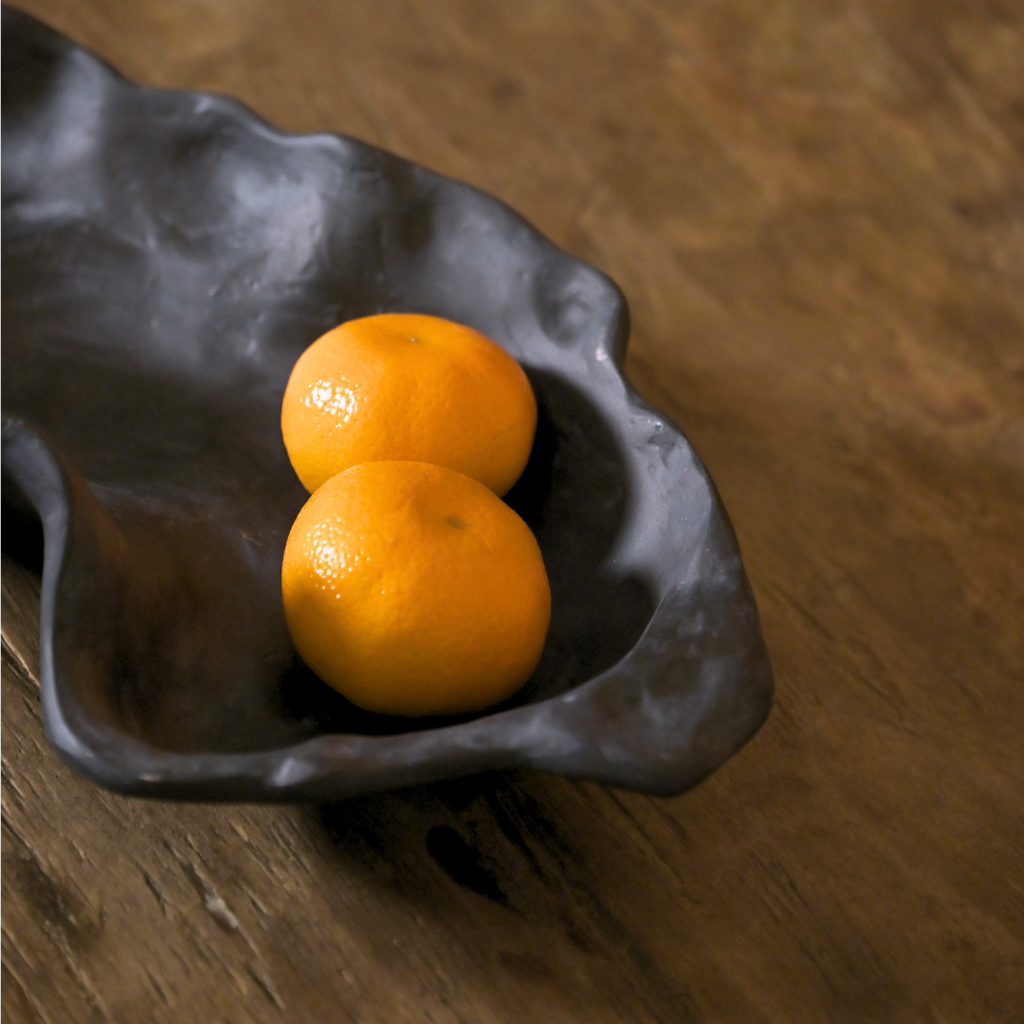 Serveerschaal van gerecycleerd marmerstof - Voedselveilig