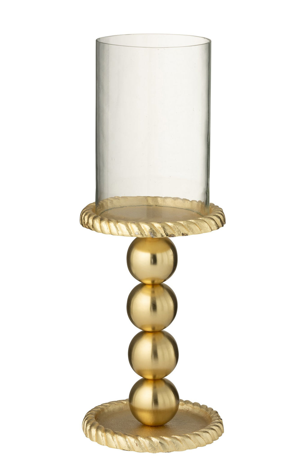 J-Line kaarshouder - aluminium - goud - L