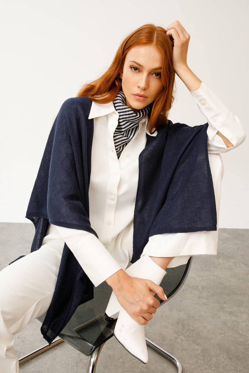 Ephesus Fullard Navy Ecru