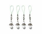 Beschermengel van natuursteen witte Jade (4 stuks)