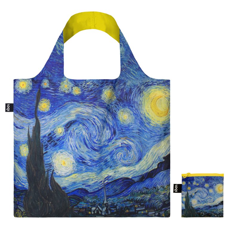 Loqi Bag Large - Starry Night Neon Yellow gerecycled