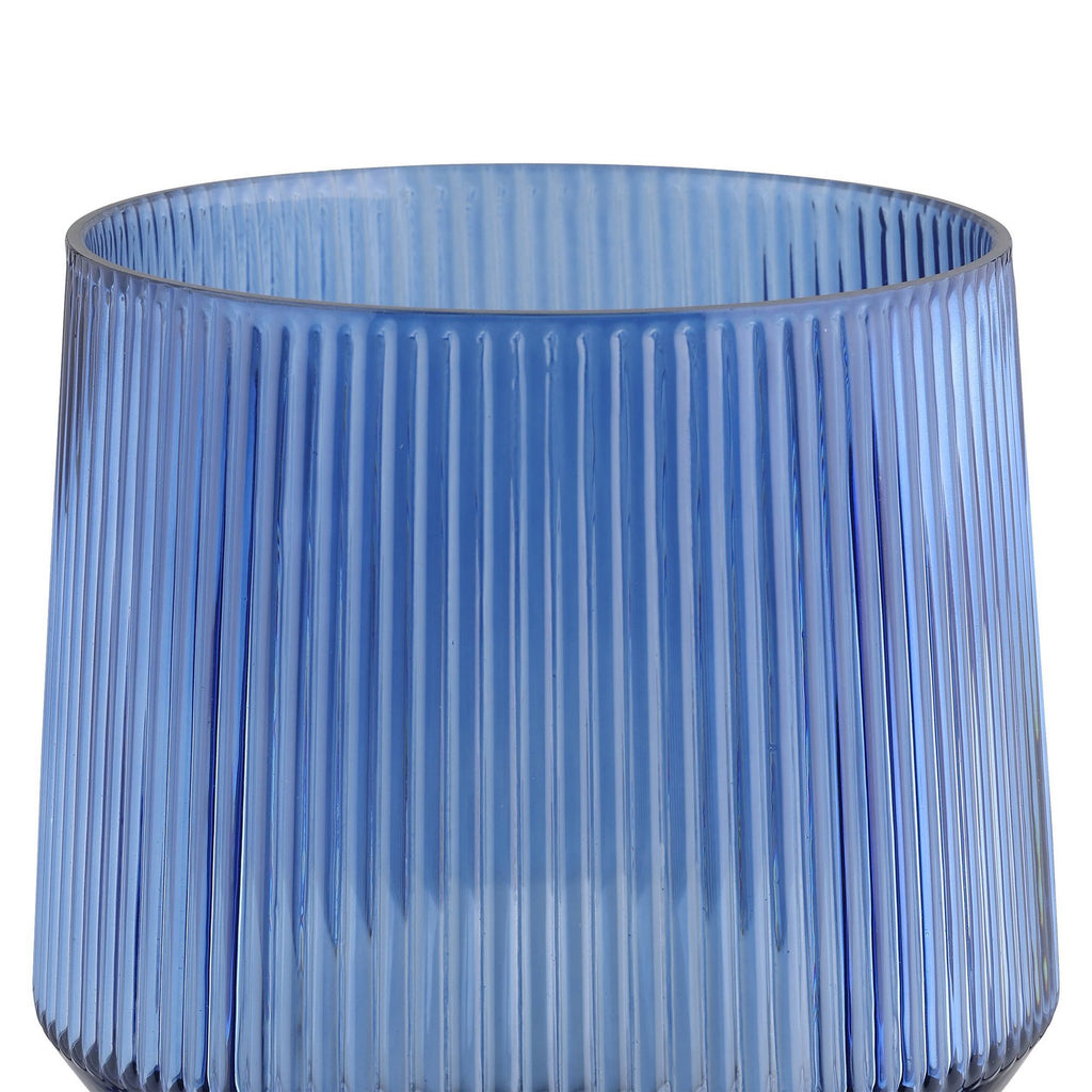 Windlicht Bezamby Blauw 14x14cm