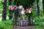 Evie mondgeblazen Recycled Vaas paars h40 d28