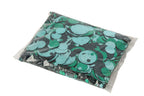 J-Line Zak pailletten - PET - blauw/groen