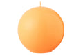 J-Line Kaars Bol Wax Fluo Oranje - 50 Uur