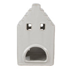 Waxinelichthouder Huis 17 cm Beige Porselein
