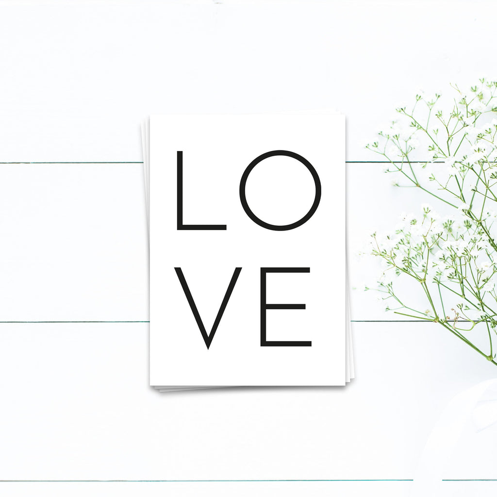 Love - Postkaart 10 set