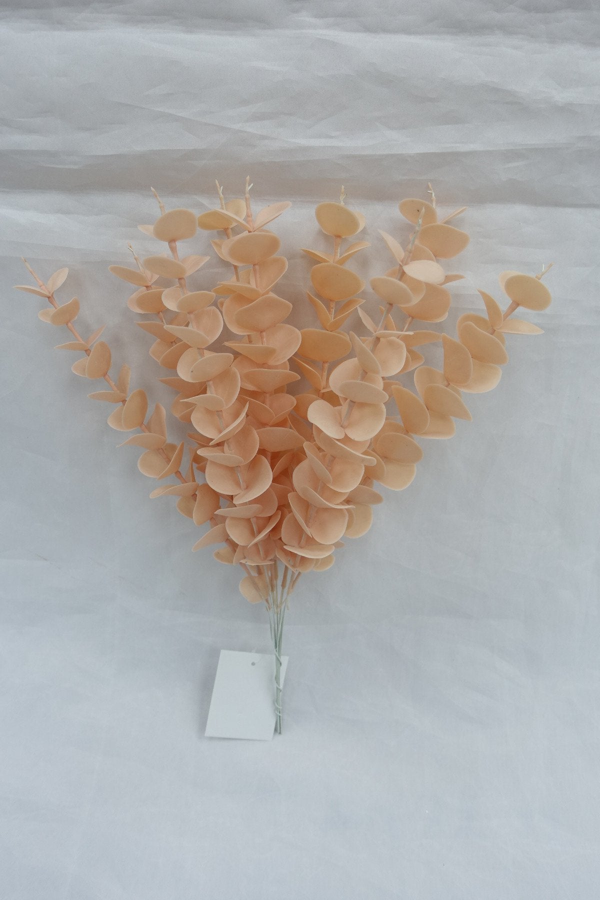 Kunsttak Eucalyptus 82cm abrikoos