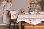 Tafelloper 50x160 cm Beige Katoen Teckel Tafelkleed